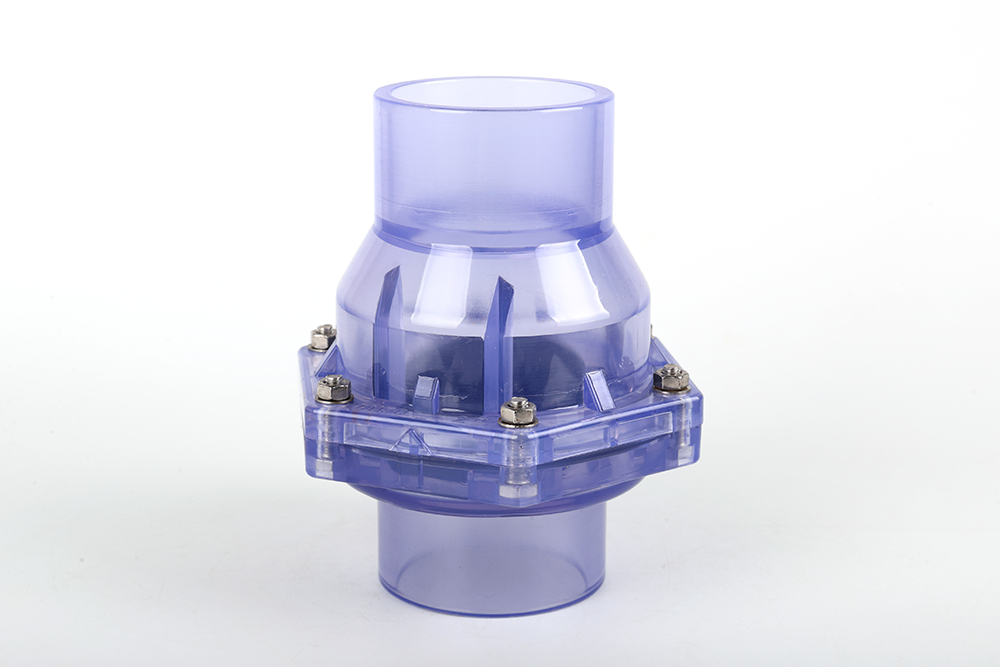 抱由镇透明翻板式止回阀